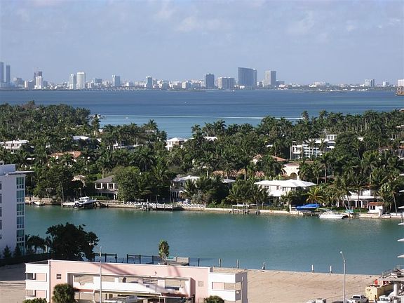 Views of skyline, when looking to the side from the balcony