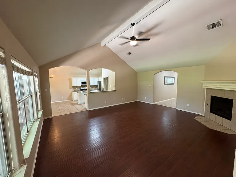 Living room view from master