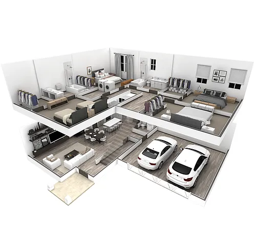 Floor plan 4BR Vista
