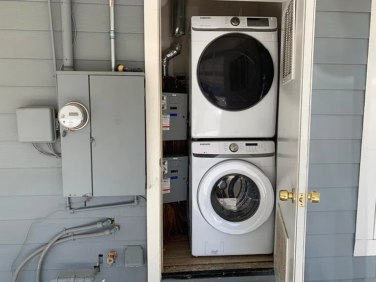 Washer and dryer