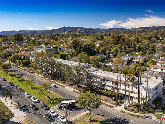 Aerial view of the building's exterior.