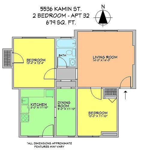 Floor plan 2 Bedroom