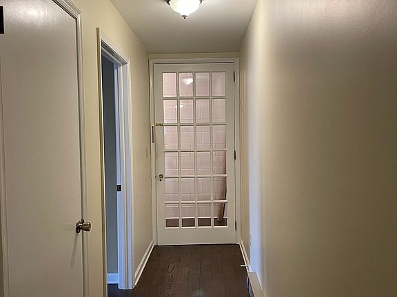 French door into apartment