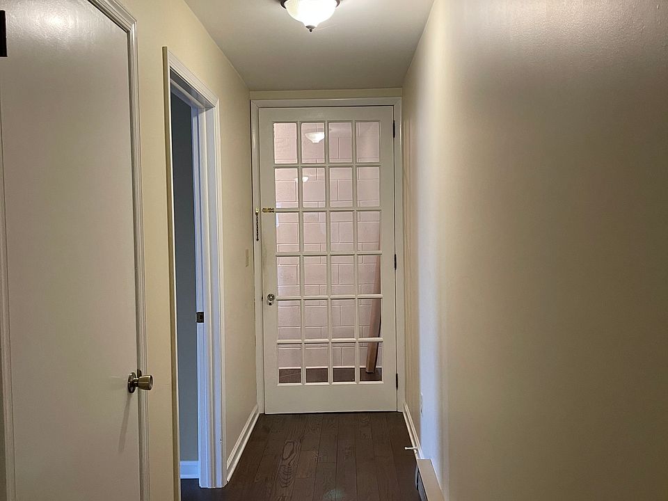 French door into apartment