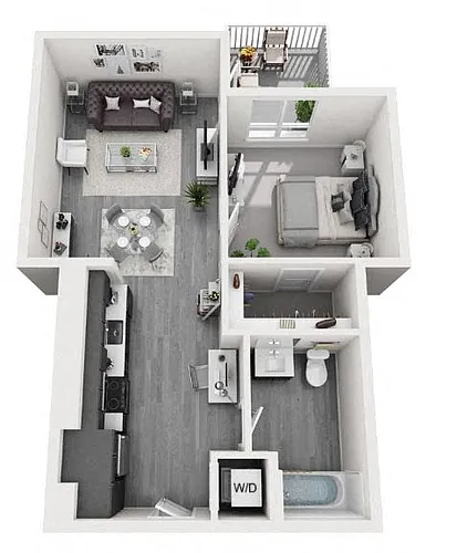 Floor plan A1B