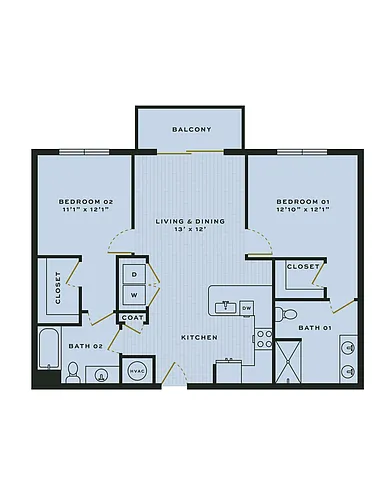 Floor plan B2A