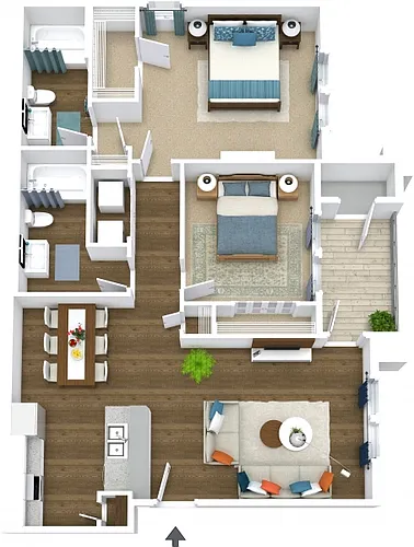 Floor plan B2