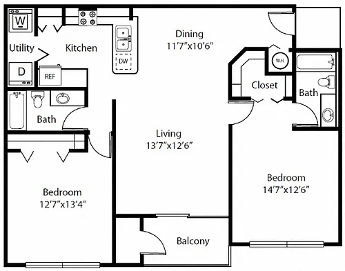 Floor plan 2A