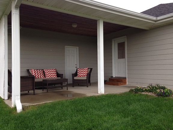 covered patio with view