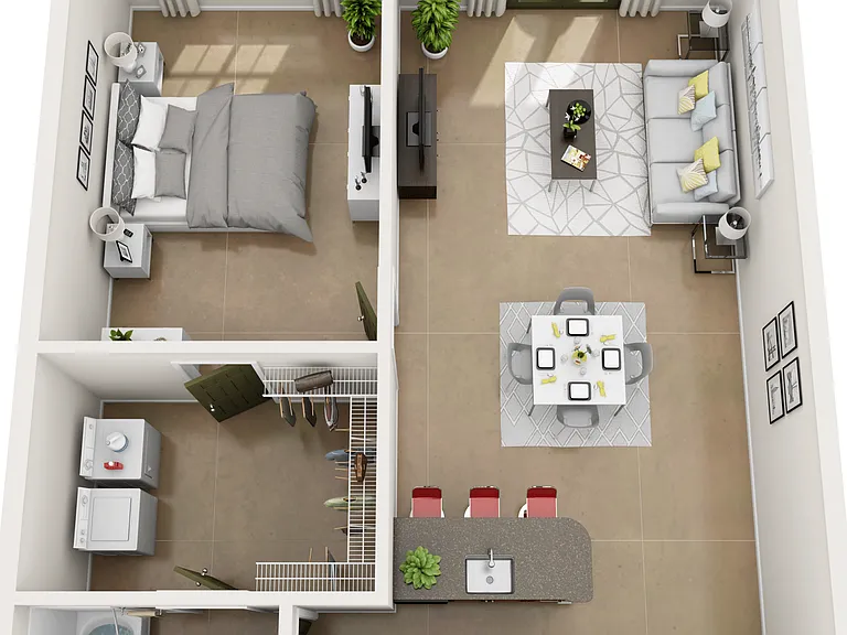 Magnolia (One Bed, One Bath) Magnolia (One Bed, One Bath)