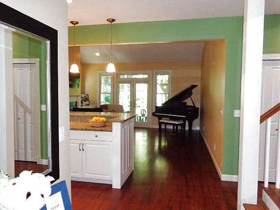 View from the foyer to the living room.