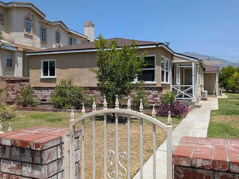 Front of triplex