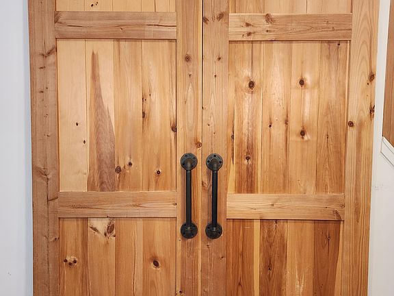 Barn Doors to 1st Level Laundry Room
