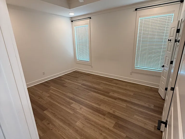 Master bedroom on the main level