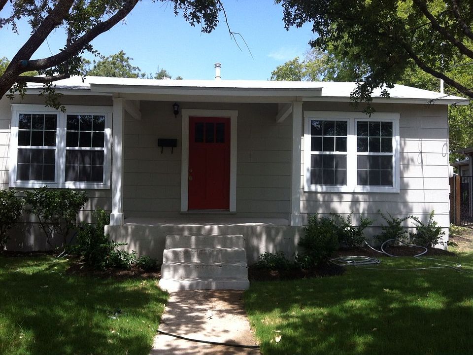 Shaded front yard