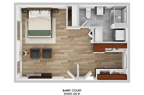 Floor plan Studio