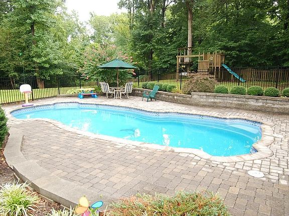 Pool with Custom Tile Deck