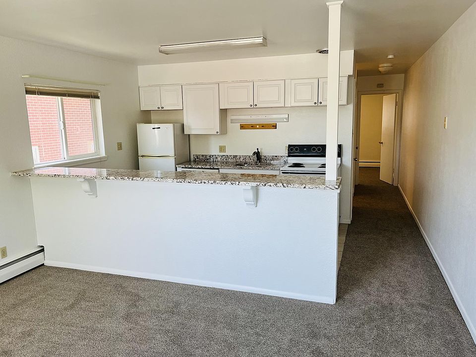Living room and kitchen photo (taken from front door)
