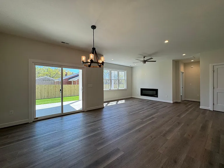 Open Concept Living Room and Dinette