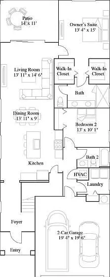 3 bed, 3.0 bath, 2004 sqft, $2,800 — Photo 3