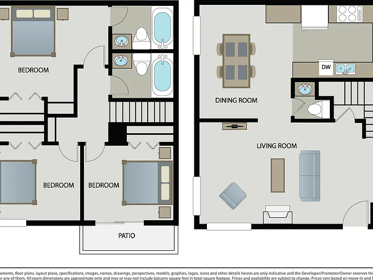 Plan 3B Townhome
