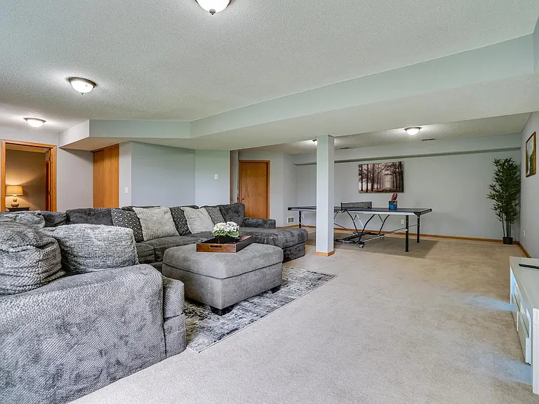 Another view of basement family room