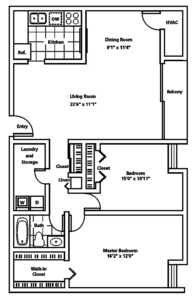 Floor plan Cranbourn