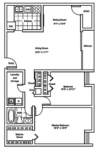 Floor plan Cranbourn