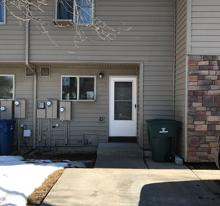 Front door with off-street parking.
