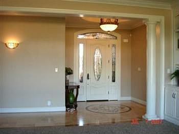 Formal entry with mosaic