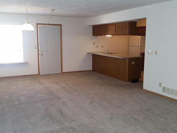Front entry interior into dining area