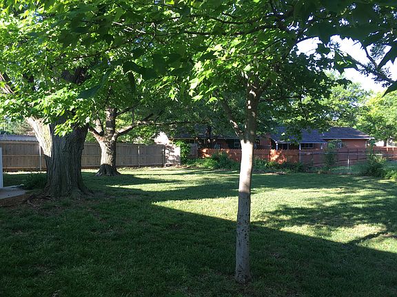 Large backyard