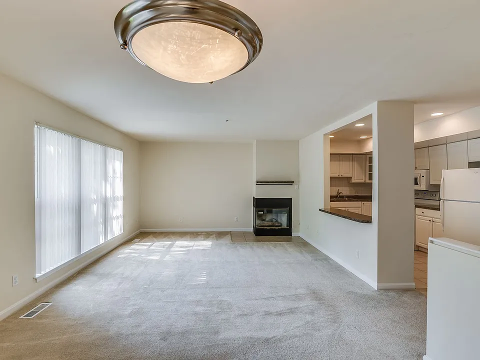 Three-bedroom townhome living area