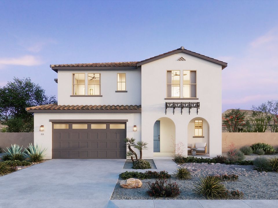 Horizon at Solara Exterior Rendering Plan 1 Spanish Corona, CA