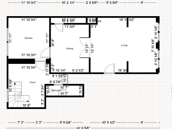 Floorplan (top floor).