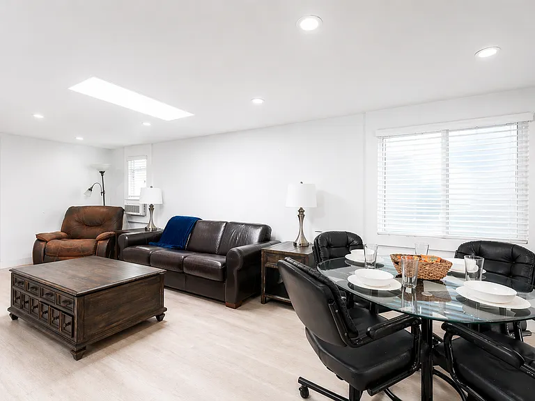 Open living and dining space perfect for groups