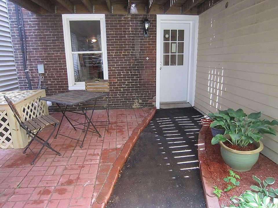 patio and front door