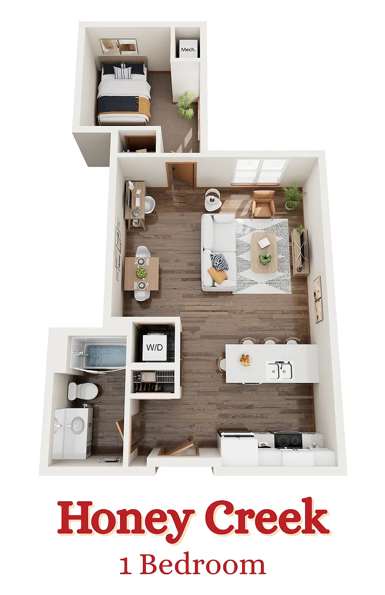 Floor plan Honey Creek