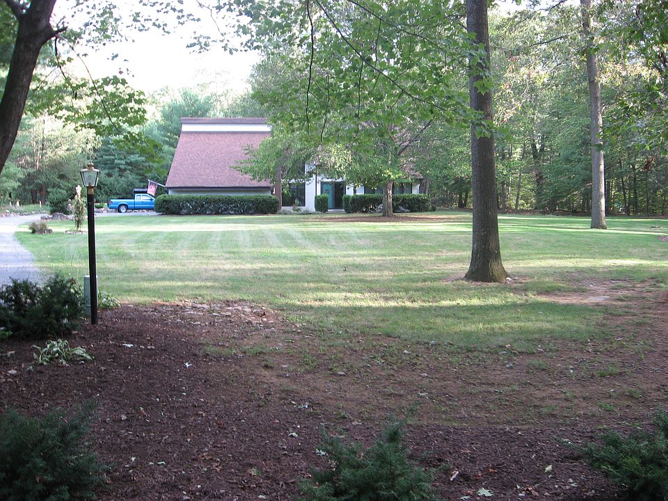 From the end of the driveway