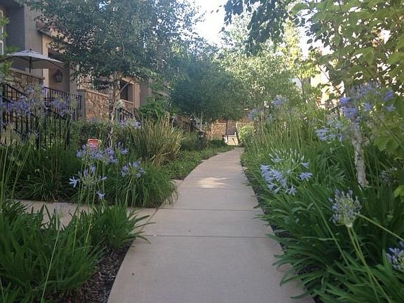 Walkway to condo
