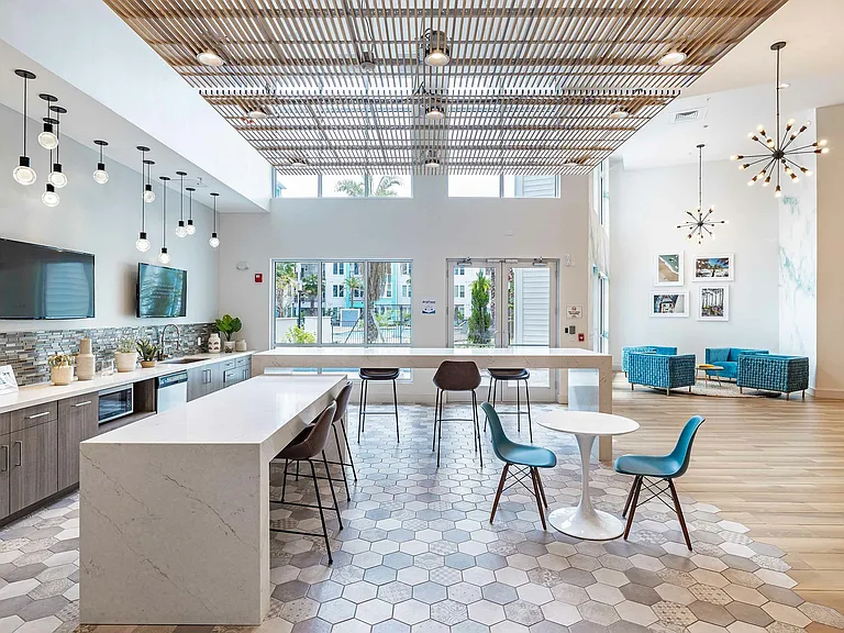 Spacious Clubhouse with Natural Lighting