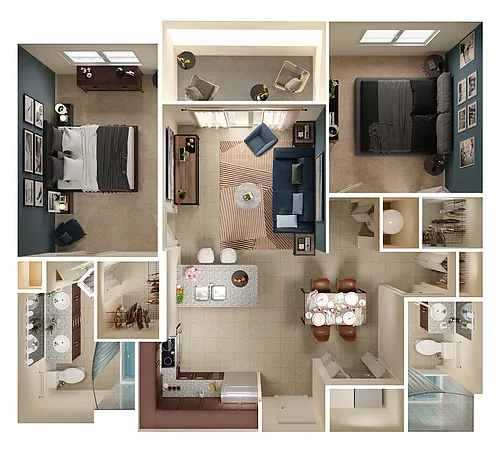 Floor plan B3