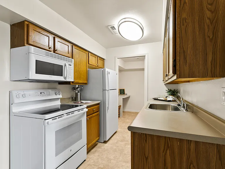Classic Kitchen Style (shown here in the 1-bedroom terrace-level floor plan)