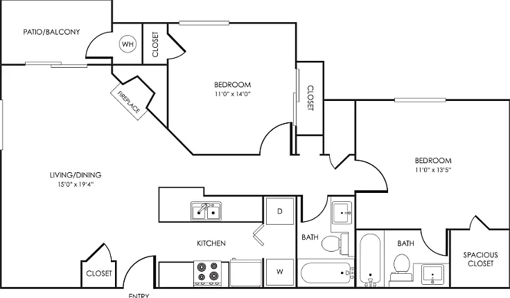 Lily Floor Plan 22C Floorplan Diagram