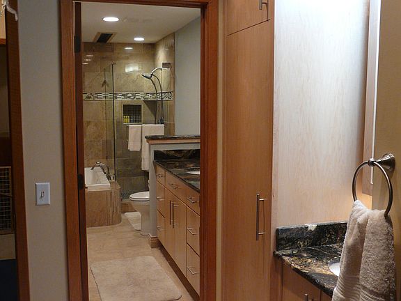 View past MBR sink to bath 1
