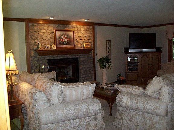 Great room with cozy fireplace