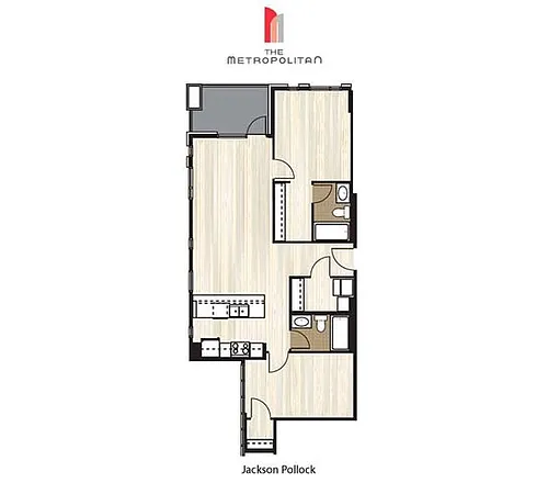 Floor plan Jackson Pollock 1