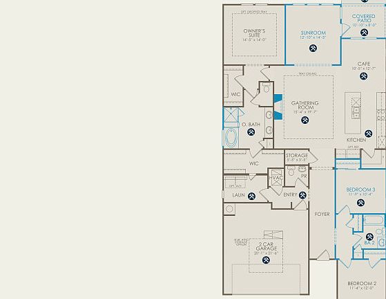 Prestige Floor Plan, Quick Move-in Home, Floor 1