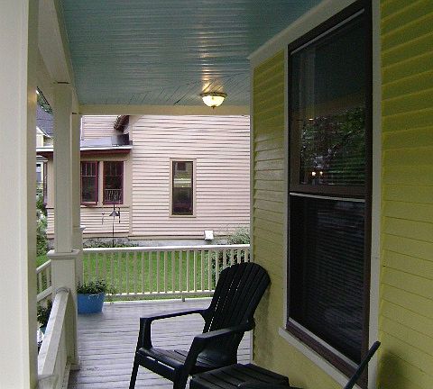 Detail of front porch