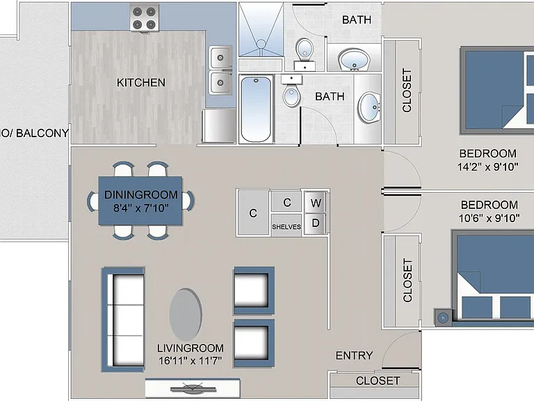 Welcome Home to James Apartment Lakewood , WA — Photo 40